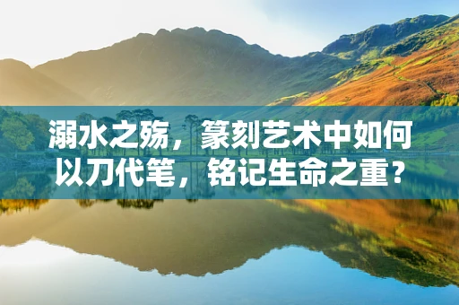 溺水之殇，篆刻艺术中如何以刀代笔，铭记生命之重？