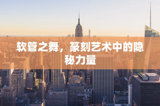 软管之舞，篆刻艺术中的隐秘力量