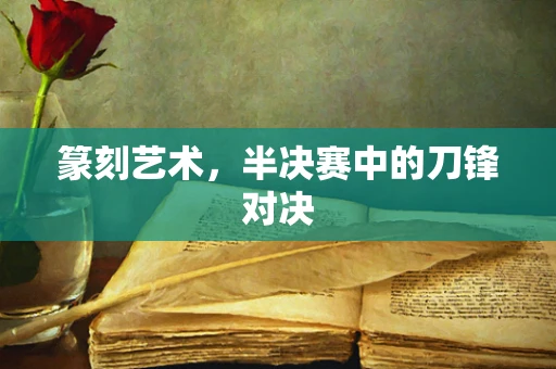 篆刻艺术，半决赛中的刀锋对决