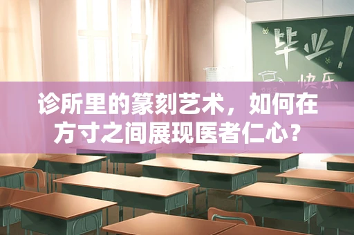 诊所里的篆刻艺术，如何在方寸之间展现医者仁心？