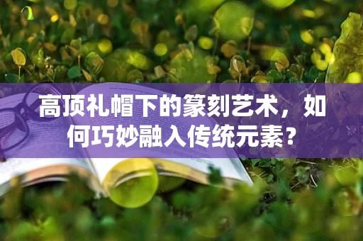 高顶礼帽下的篆刻艺术，如何巧妙融入传统元素？