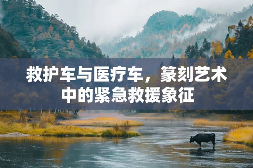 救护车与医疗车，篆刻艺术中的紧急救援象征