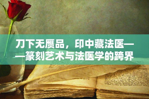 刀下无赝品，印中藏法医——篆刻艺术与法医学的跨界对话