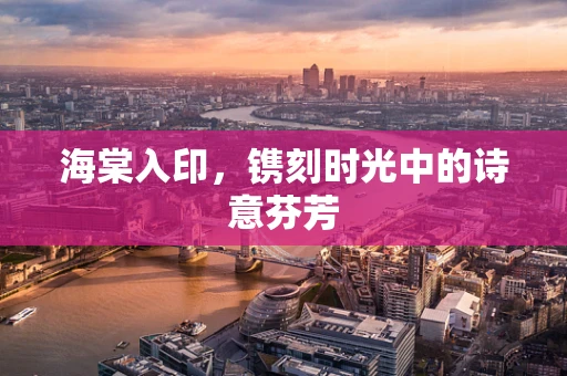 海棠入印，镌刻时光中的诗意芬芳