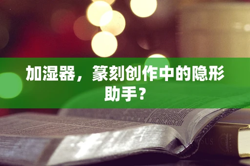加湿器，篆刻创作中的隐形助手？
