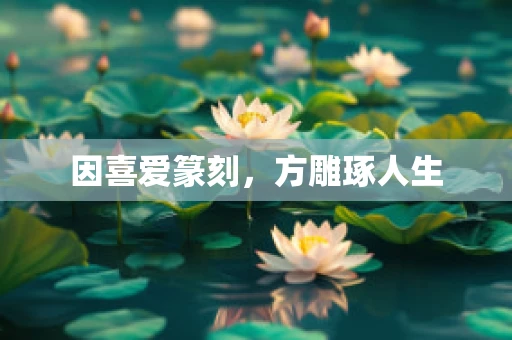 因喜爱篆刻，方雕琢人生