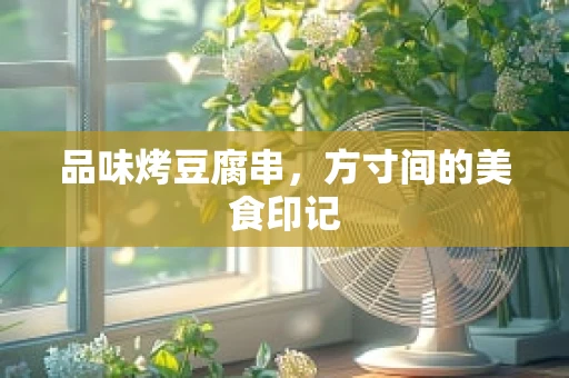 品味烤豆腐串，方寸间的美食印记
