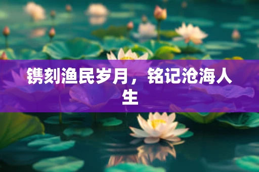 镌刻渔民岁月，铭记沧海人生