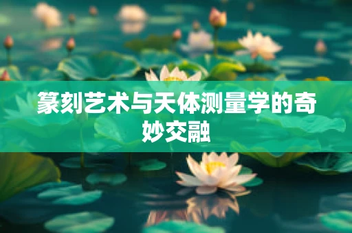 篆刻艺术与天体测量学的奇妙交融