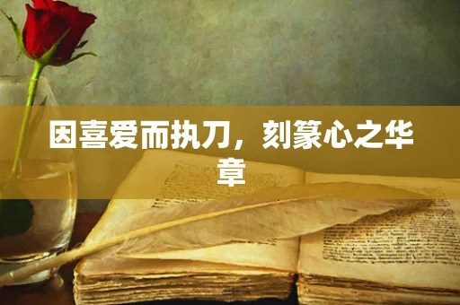 因喜爱而执刀，刻篆心之华章