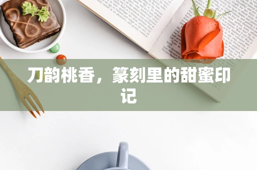 刀韵桃香，篆刻里的甜蜜印记