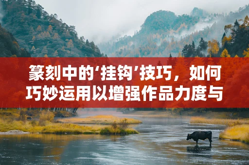 篆刻中的‘挂钩’技巧，如何巧妙运用以增强作品力度与平衡？