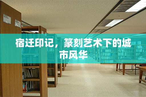 宿迁印记，篆刻艺术下的城市风华