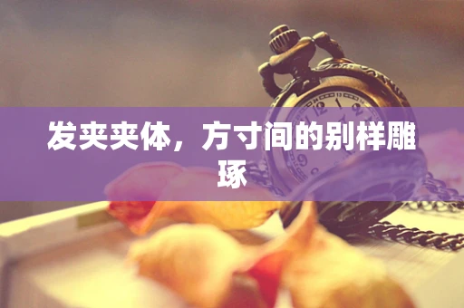 发夹夹体，方寸间的别样雕琢