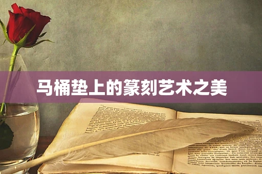 马桶垫上的篆刻艺术之美