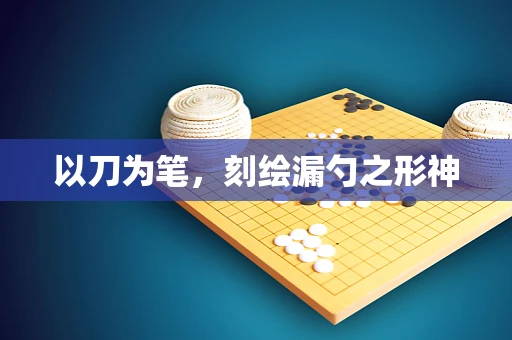 以刀为笔，刻绘漏勺之形神