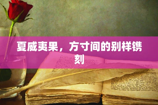夏威夷果，方寸间的别样镌刻