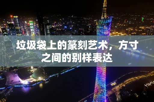 垃圾袋上的篆刻艺术，方寸之间的别样表达