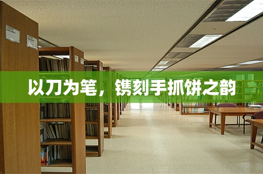 以刀为笔，镌刻手抓饼之韵