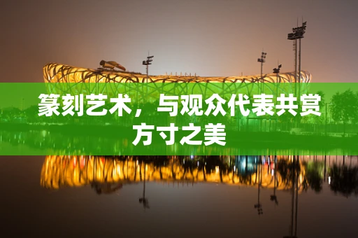 篆刻艺术，与观众代表共赏方寸之美