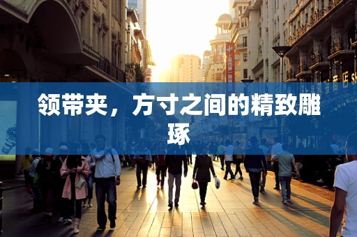 领带夹，方寸之间的精致雕琢