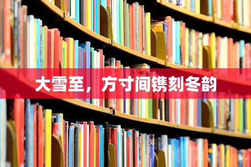 大雪至，方寸间镌刻冬韵