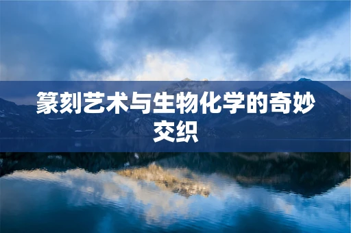 篆刻艺术与生物化学的奇妙交织