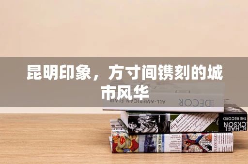 昆明印象，方寸间镌刻的城市风华