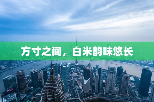 方寸之间，白米韵味悠长