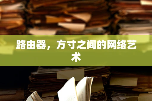 路由器，方寸之间的网络艺术