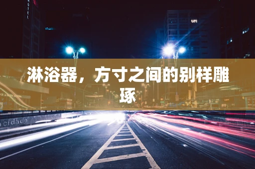 淋浴器，方寸之间的别样雕琢