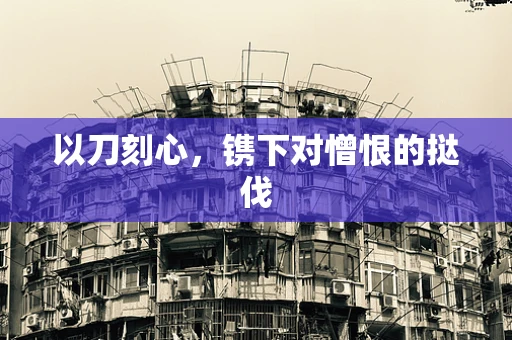 以刀刻心，镌下对憎恨的挞伐