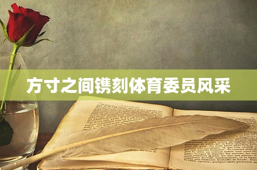 方寸之间镌刻体育委员风采