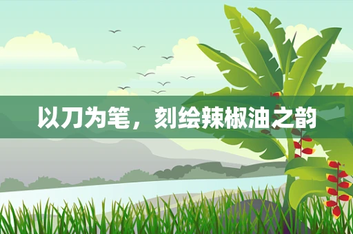 以刀为笔，刻绘辣椒油之韵