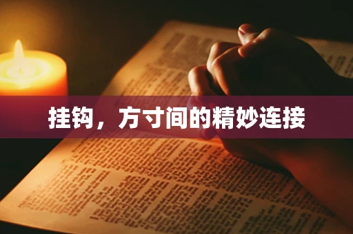 挂钩，方寸间的精妙连接