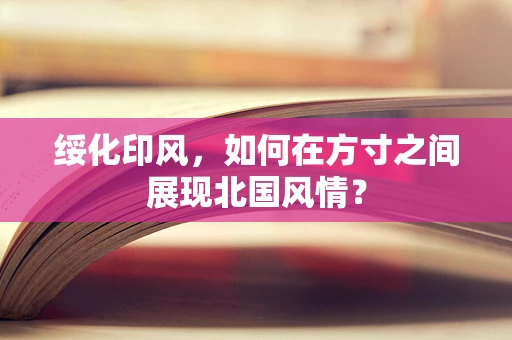 绥化印风，如何在方寸之间展现北国风情？