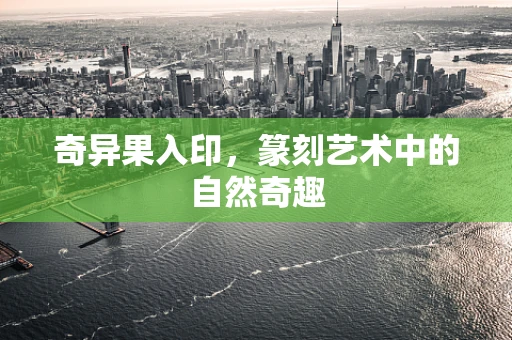 奇异果入印，篆刻艺术中的自然奇趣