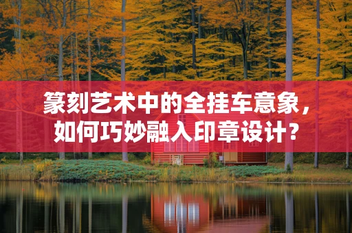 篆刻艺术中的全挂车意象，如何巧妙融入印章设计？