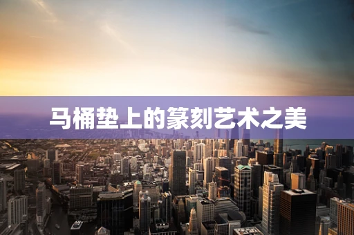 马桶垫上的篆刻艺术之美