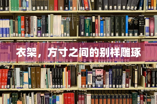 衣架，方寸之间的别样雕琢