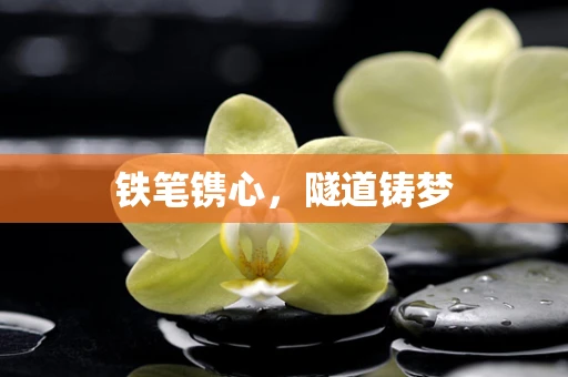 铁笔镌心，隧道铸梦