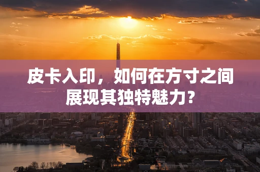 皮卡入印，如何在方寸之间展现其独特魅力？
