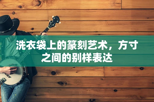 洗衣袋上的篆刻艺术，方寸之间的别样表达