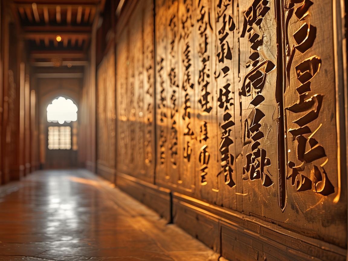 礼堂铭刻,篆刻艺术的永恒礼赞