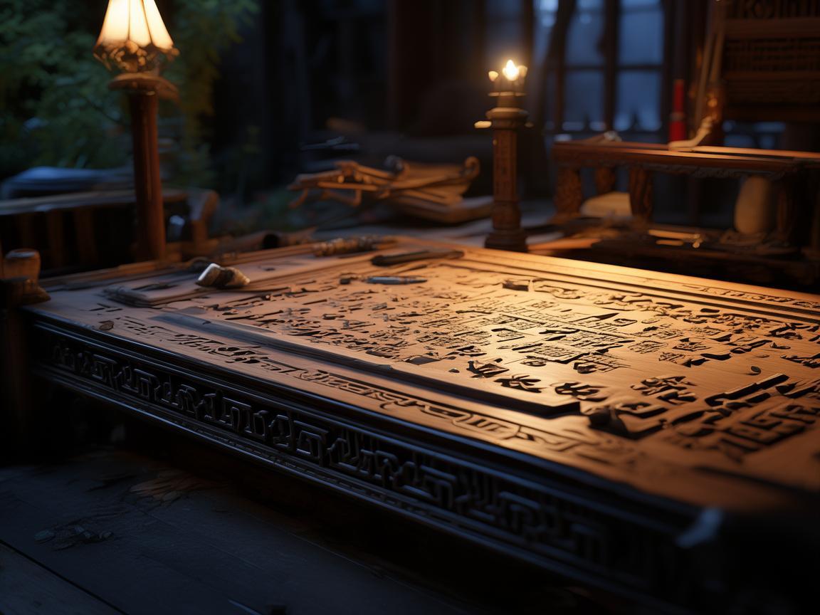 夜幕下的篆刻时光