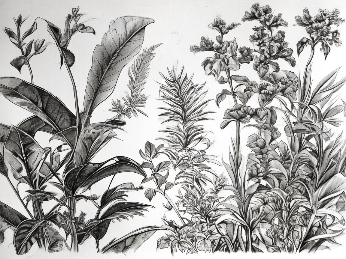 植物之韵，篆刻艺术与植物生物学的交融