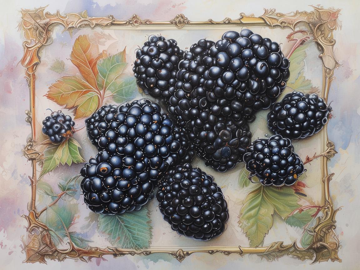 黑莓入印，方寸间的别样风情