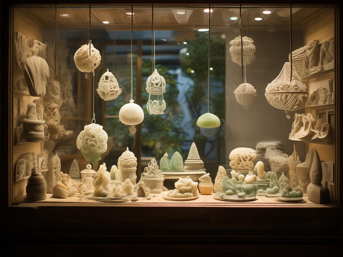 艺术品店橱窗,篆刻艺术的独特舞台 艺术品店橱窗,篆刻艺术的独特舞台