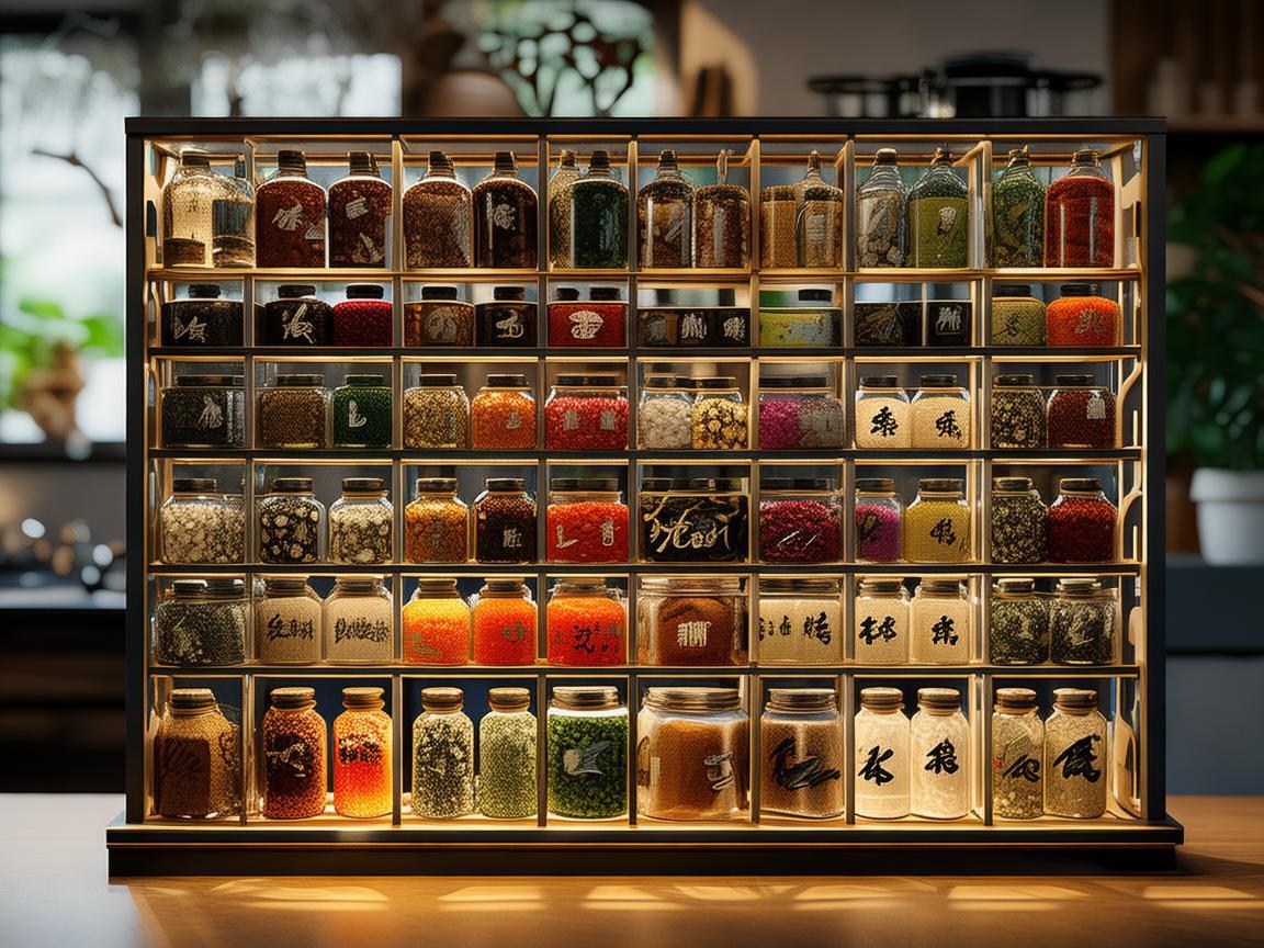 厨房调料架，方寸间的篆刻艺术延伸