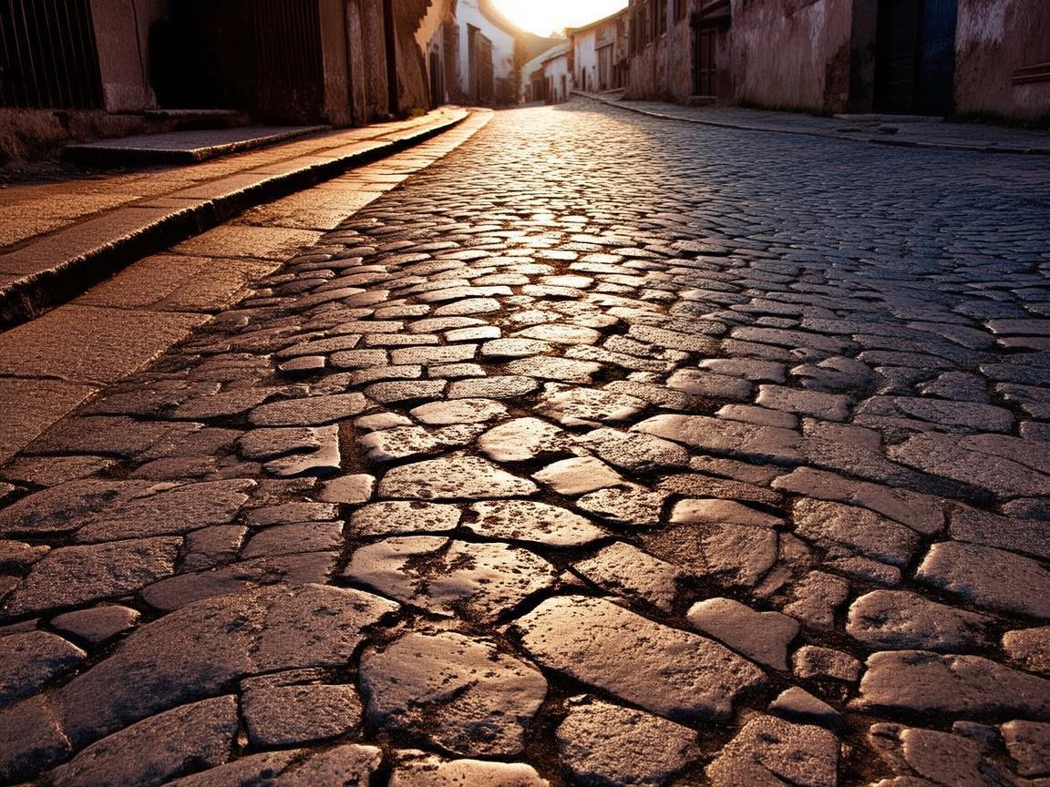 古镇街石板路，镌刻岁月的印章